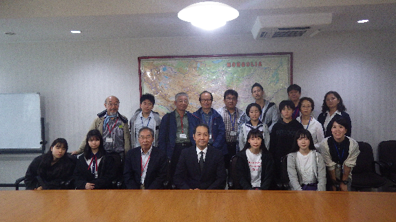 在モンゴル日本大使館訪問